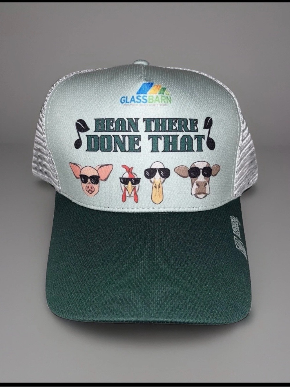 Glassbarn SnapBack Hat "Bean There Done That" Indiana Soybean Alliance Brand New